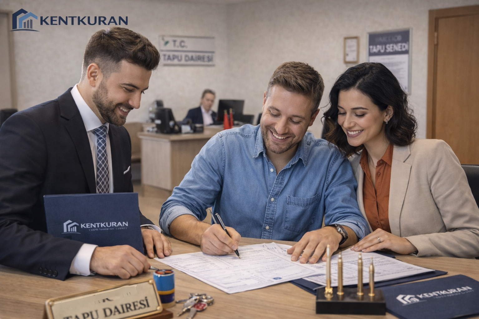 KENTKURAN tapu dairesinde gayrimenkul satış işlemi