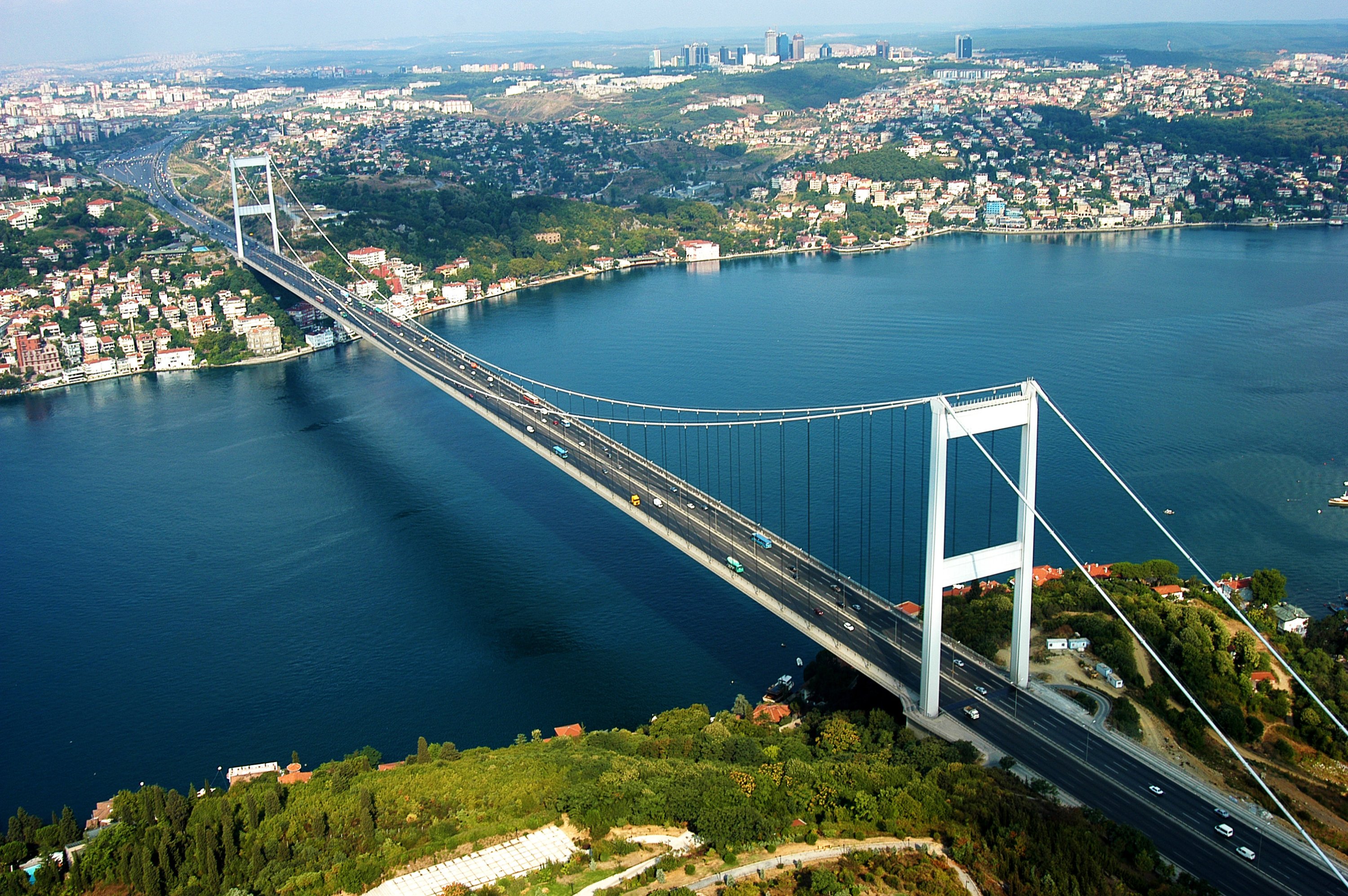 İstanbul Boğaz Köprüsü manzarası